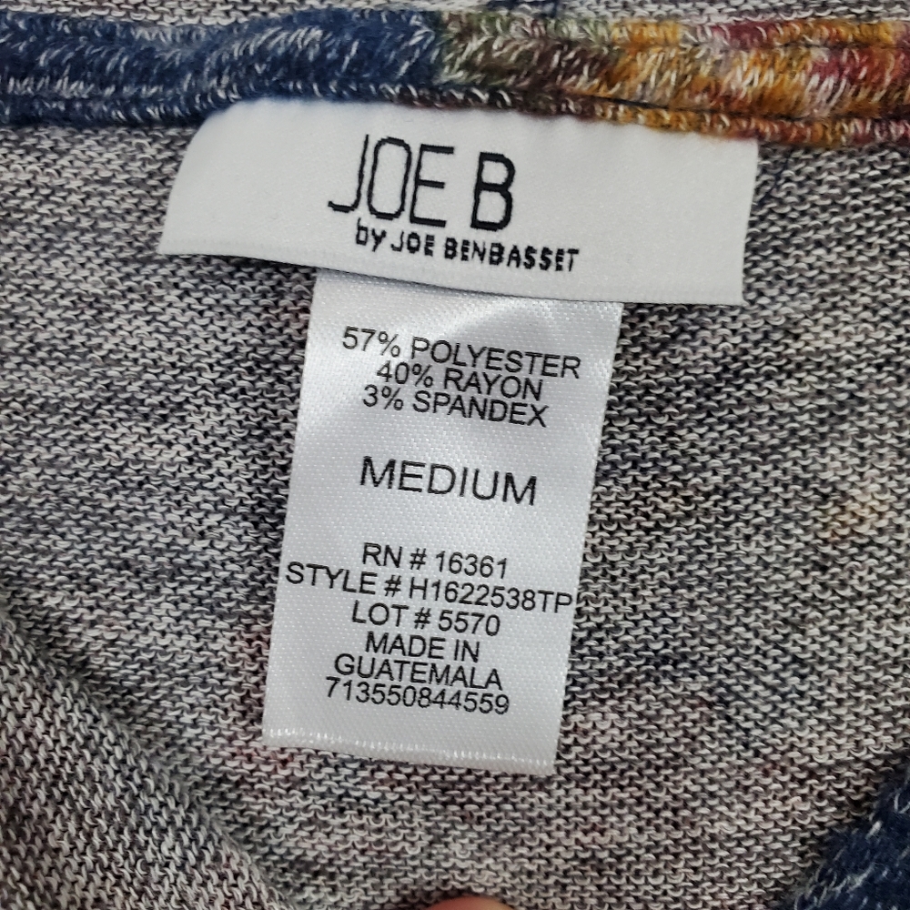 JOE B cropped hoodie floral print med - Picture 3 of 3
